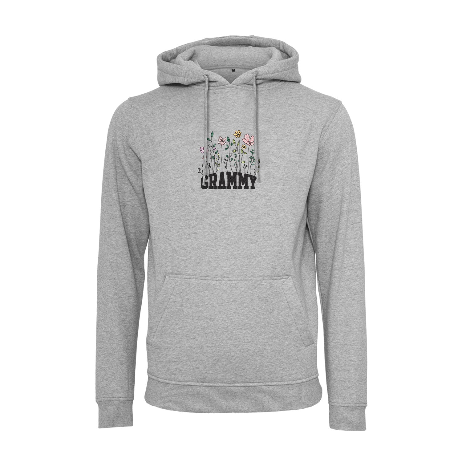 Bluza Floral Grammy – delikatny kwiatowy wzór dla eleganckiej Babci Haft z radości - nadruki i haft na odzieży Warszawa