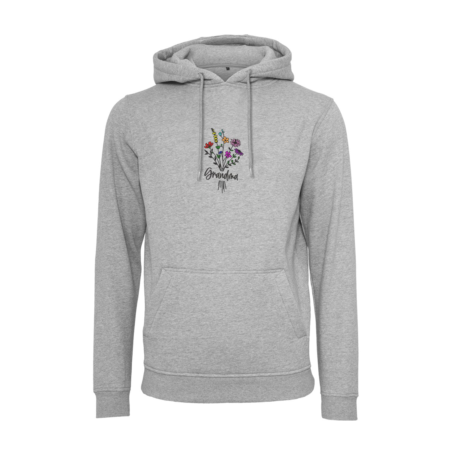 Bluza Grandma Floral – subtelny kwiatowy haft dla Babci Haft z radości - nadruki i haft na odzieży Warszawa