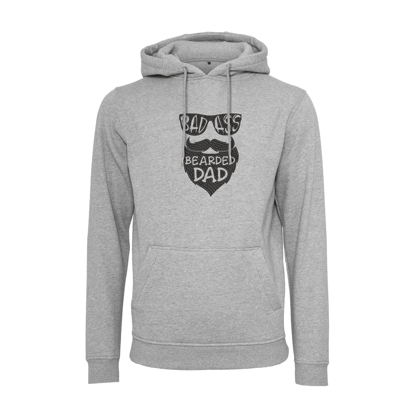 Bluza z kapturem "Bearded Dad" z haftem | Prezent dla brodatego taty | Wysokiej jakości bluza męska