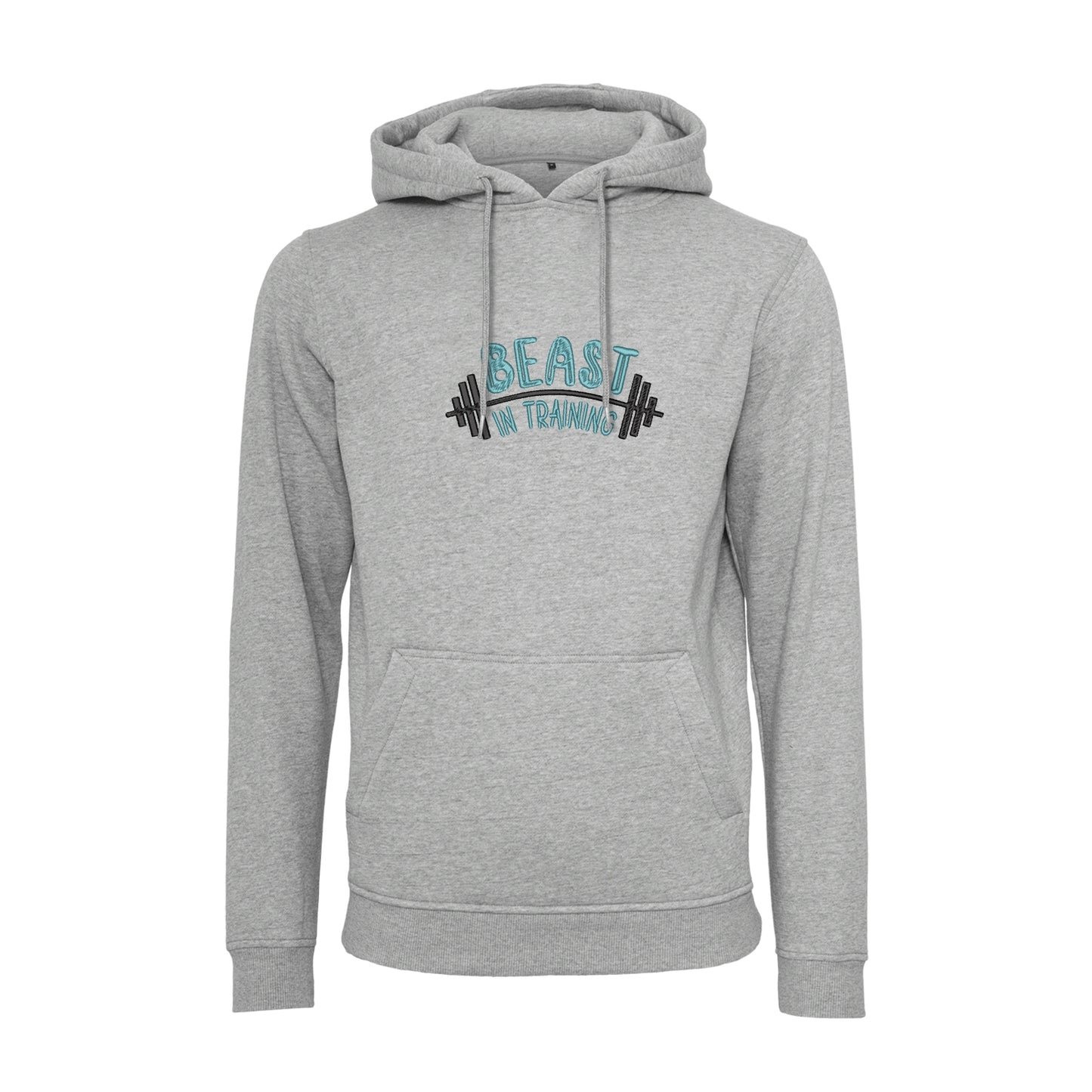 Bluza z kapturem "Beast in Training Dad" z haftem | Prezent dla aktywnego taty | Męska bluza z kapturem