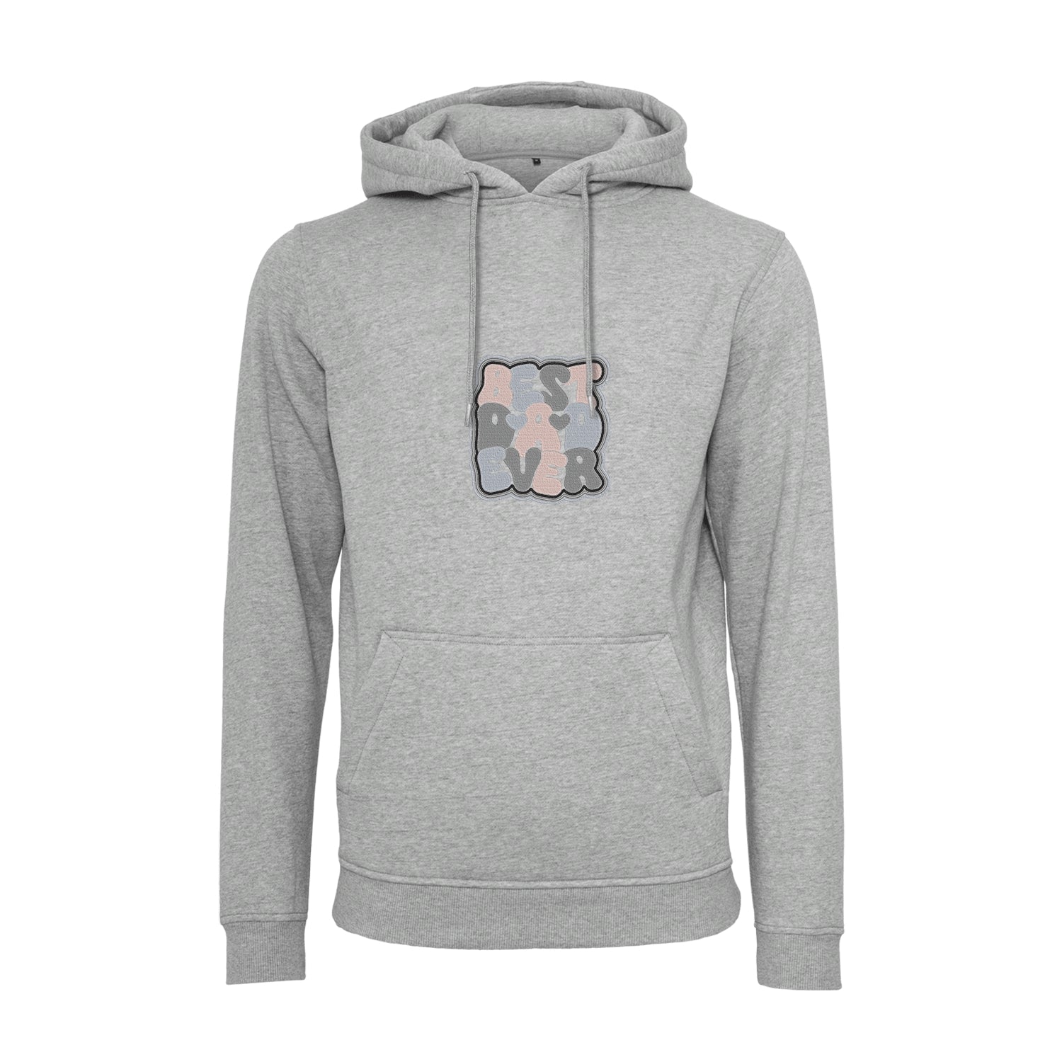 Bluza z kapturem „Best Dad Ever 2” z haftem | Prezent dla taty | Męska bluza z kapturem