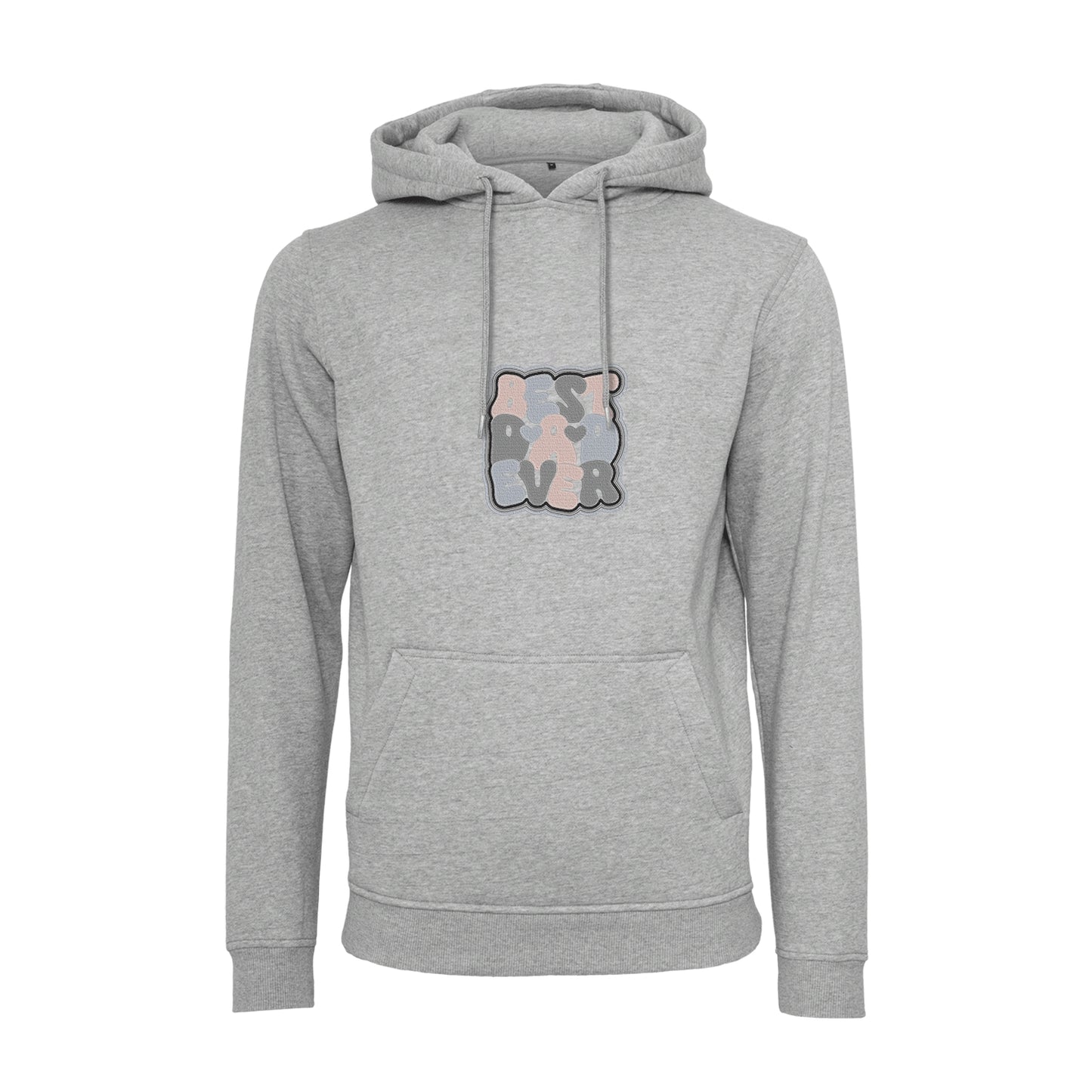Bluza z kapturem „Best Dad Ever 2” z haftem | Prezent dla taty | Męska bluza z kapturem