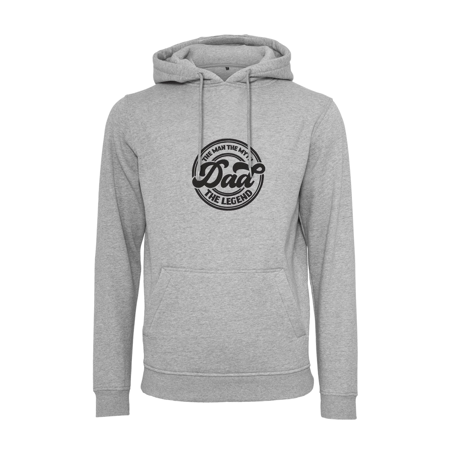 Bluza z kapturem „Dad – The Man, The Myth, The Legend” z haftem | Prezent dla taty z charakterem