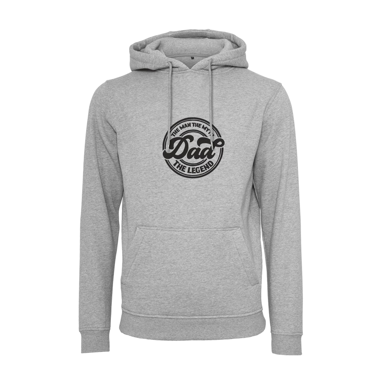 Bluza z kapturem „Dad – The Man, The Myth, The Legend” z haftem | Prezent dla taty z charakterem