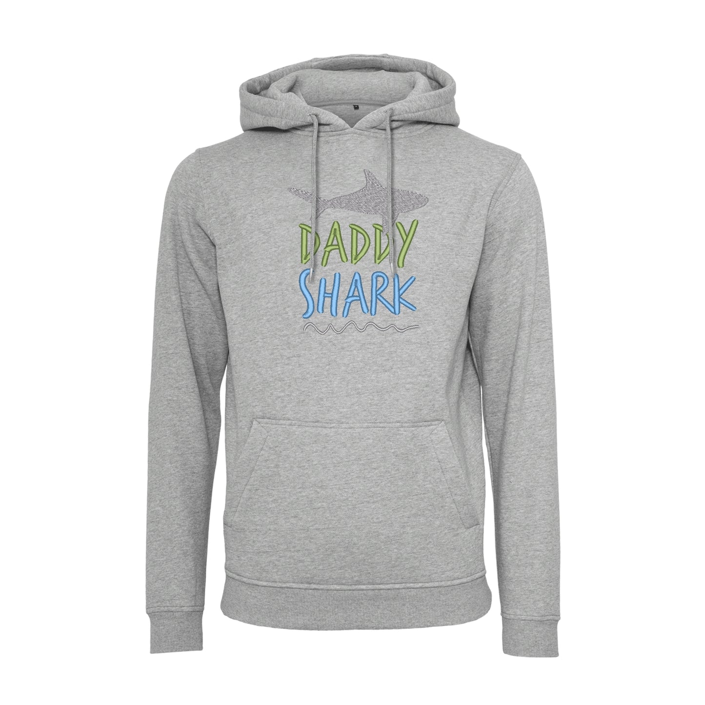 Bluza z kapturem z haftem „Daddy Shark” | Prezent dla taty z humorem