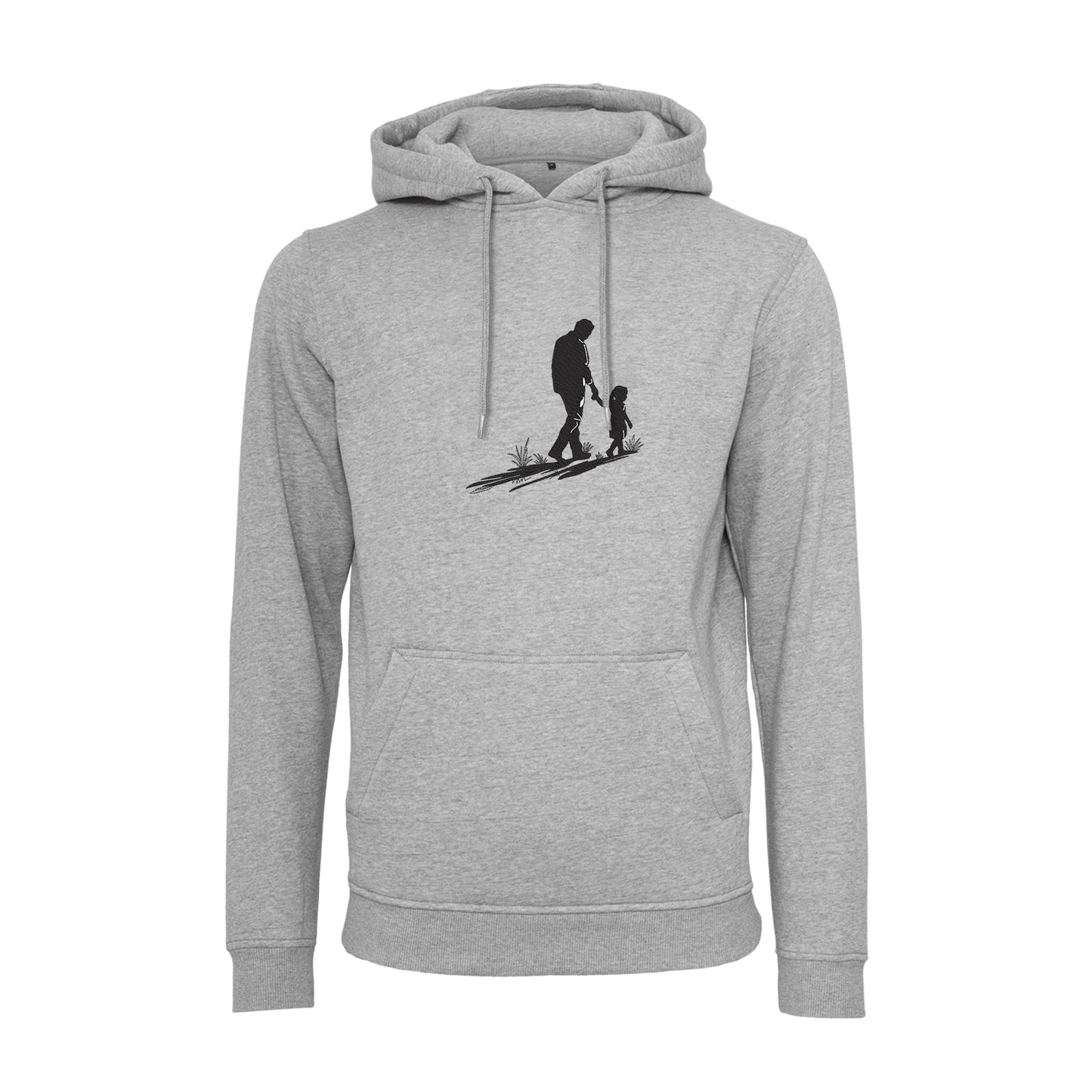 Bluza z kapturem z haftem „Father and Daughter Silhouette” | Emocjonalny prezent dla taty