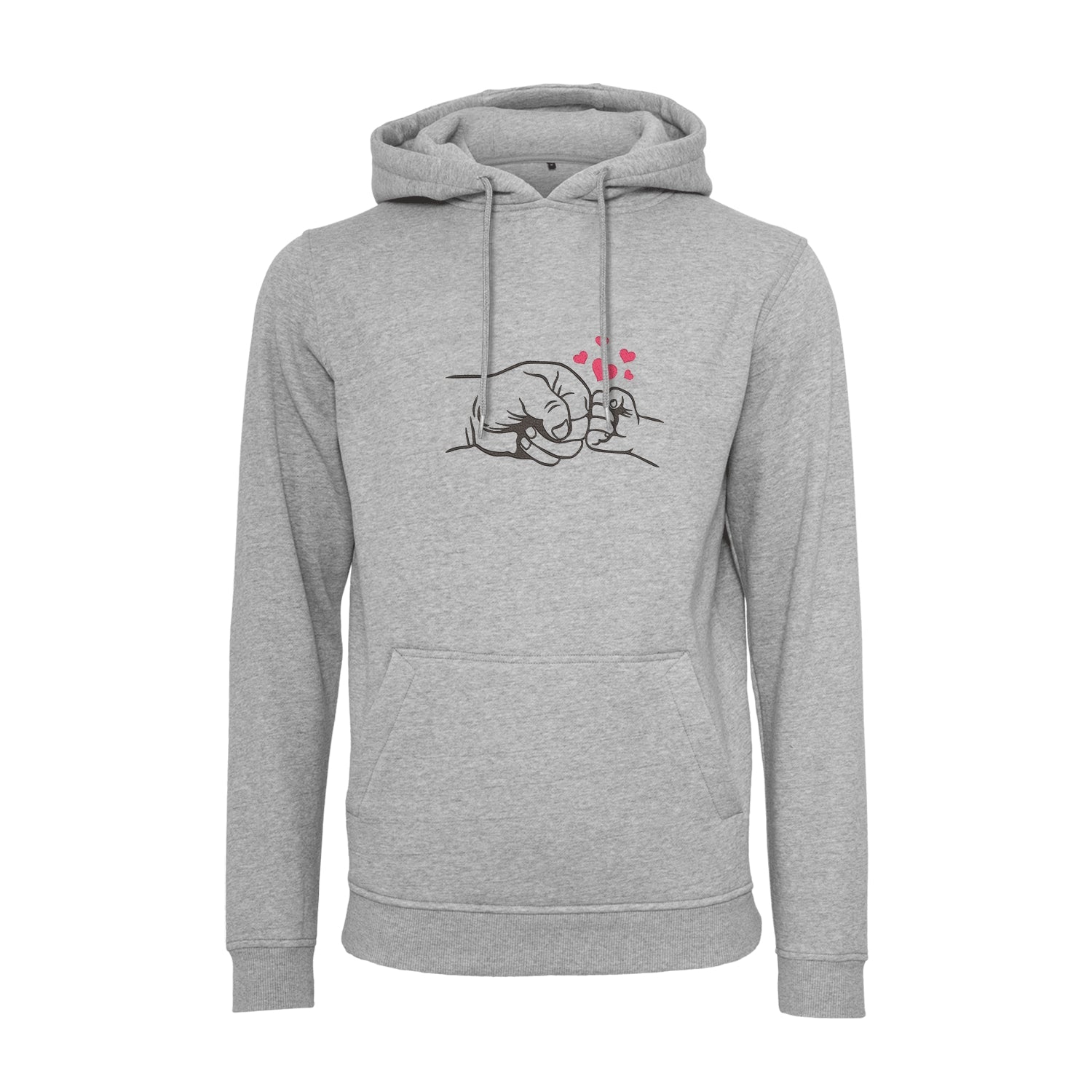Bluza z kapturem z haftem „Father and Son Hands” | Emocjonalny prezent dla taty i syna