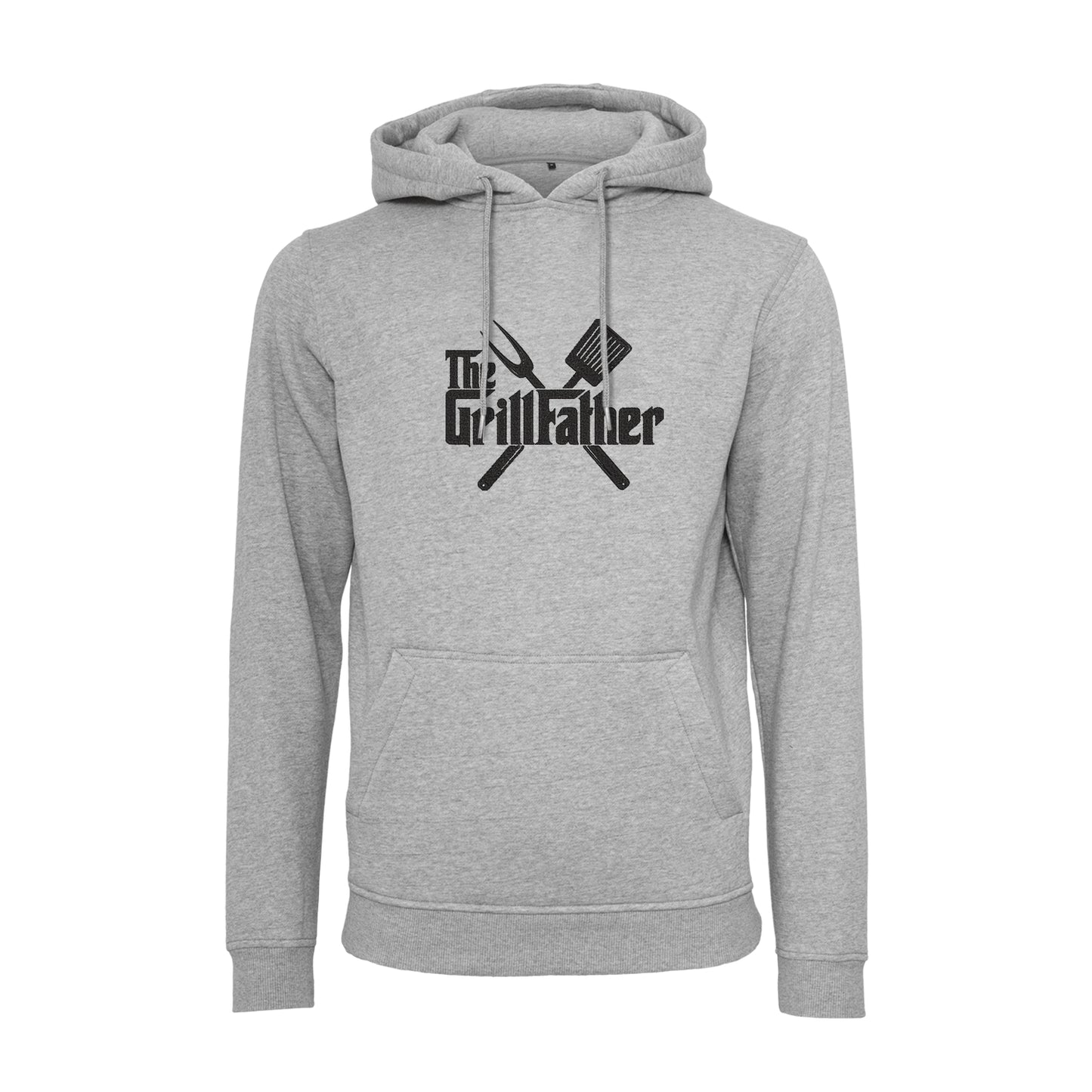 Bluza z kapturem „The Grill Father” z haftem | Prezent dla fana grilla | Śmieszna bluza na Dzień Ojca lub urodziny