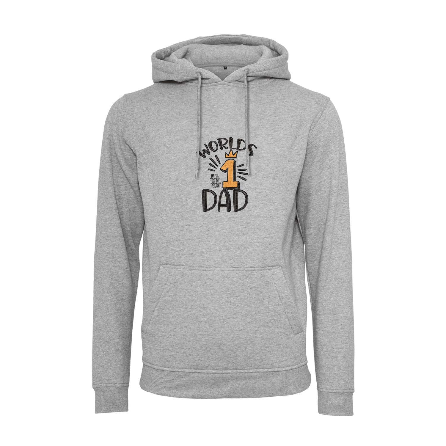 Bluza z kapturem „World’s No.1 Dad” z haftem – idealna na prezent dla najlepszego taty Haft z radości