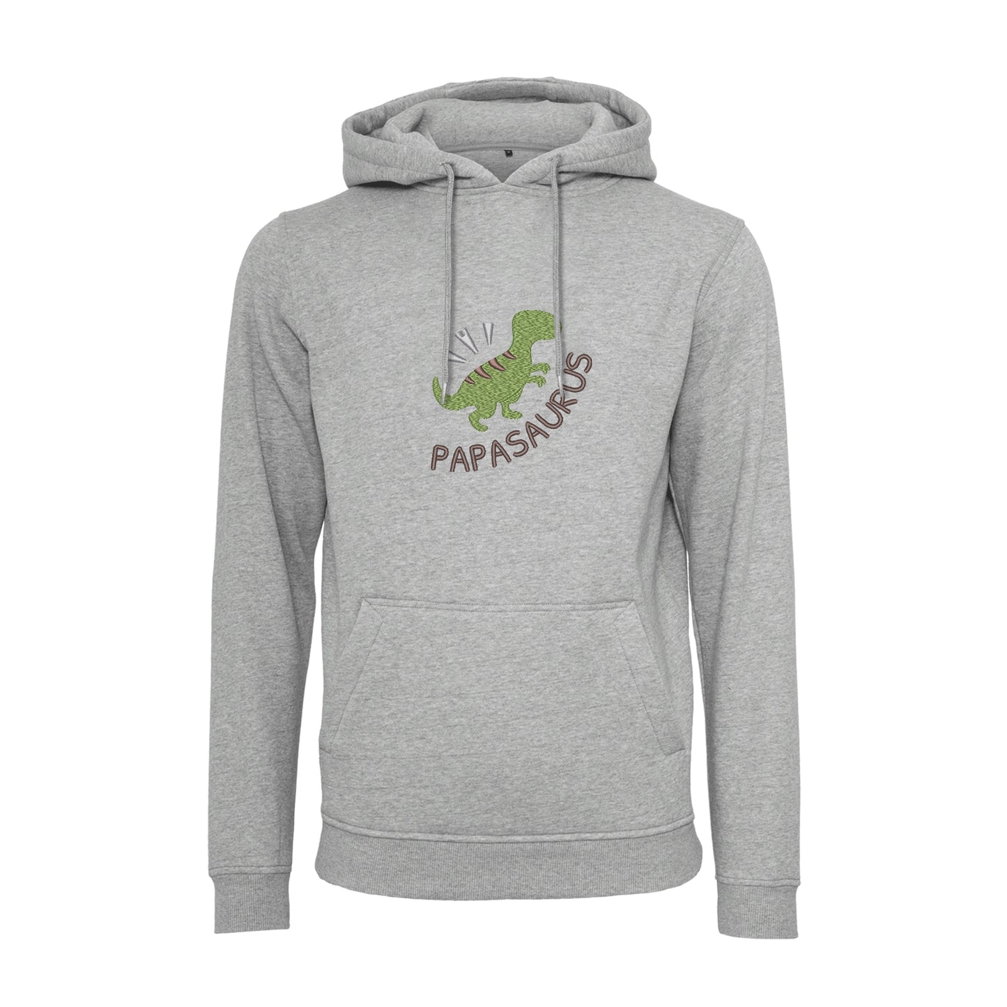 Bluza „Papasaurus” z haftem komputerowym – zabawna bluza dla taty dinozaura, dostępna w kroju bez kaptura, z kapturem i oversize Haft z radości - nadruki i haft na odzieży Warszawa