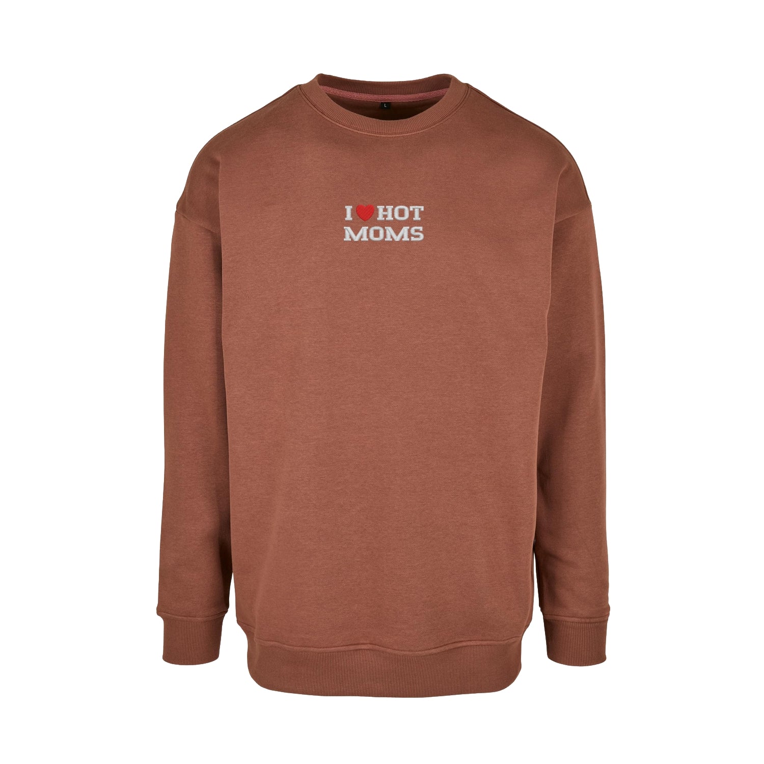 Bluza bez kaptura z haftem 