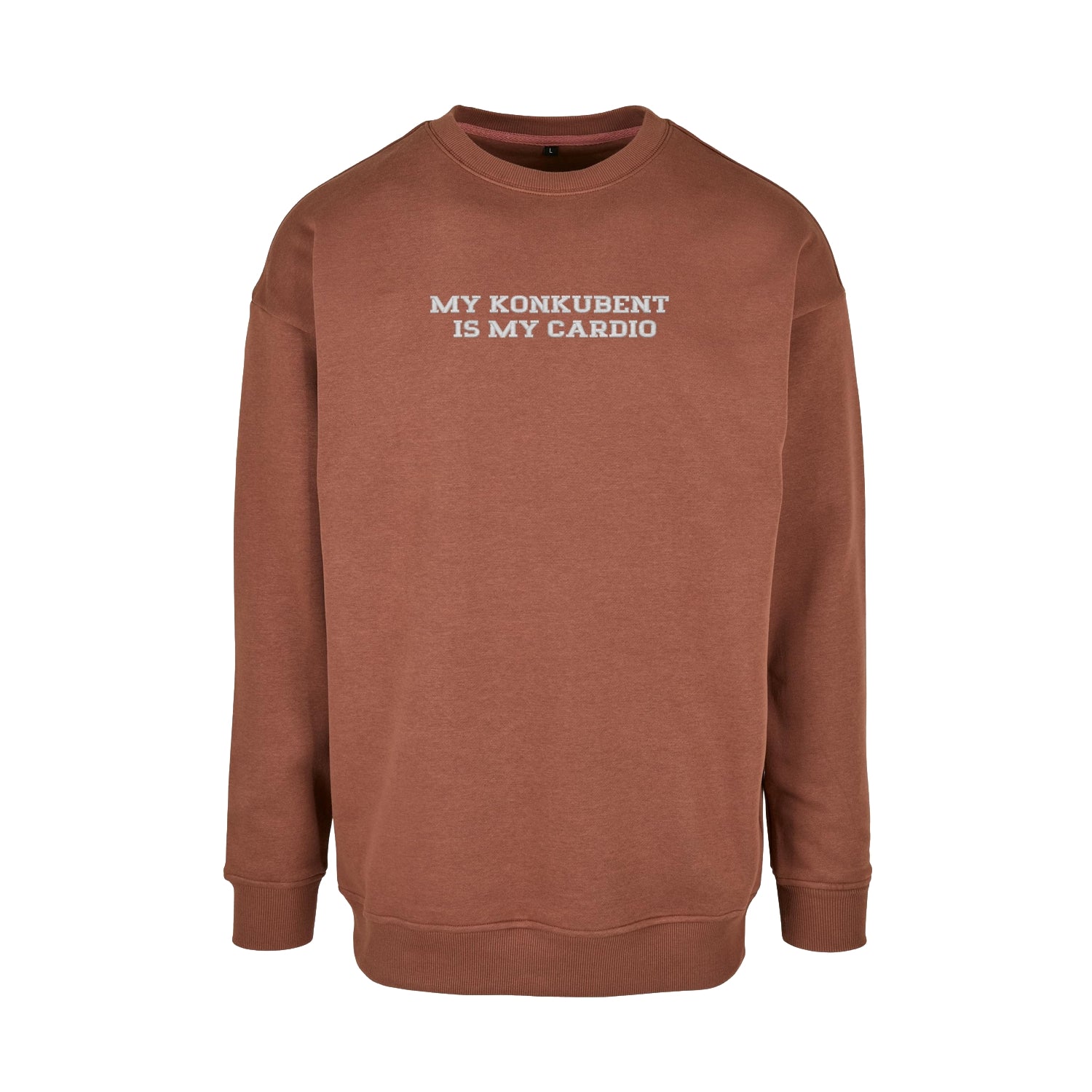 Bluza bez kaptura z haftem 