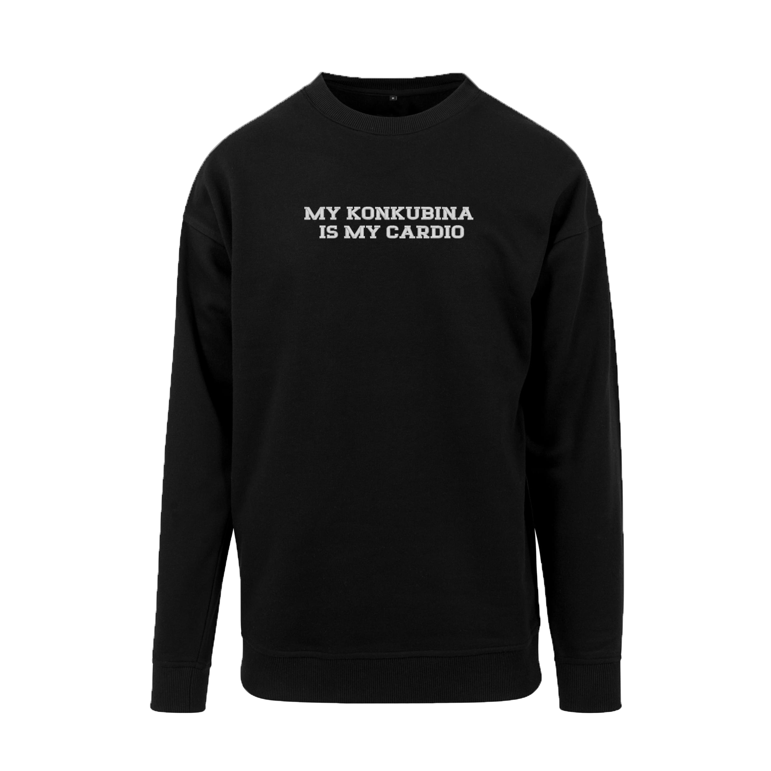 Bluza bez kaptura z haftem 