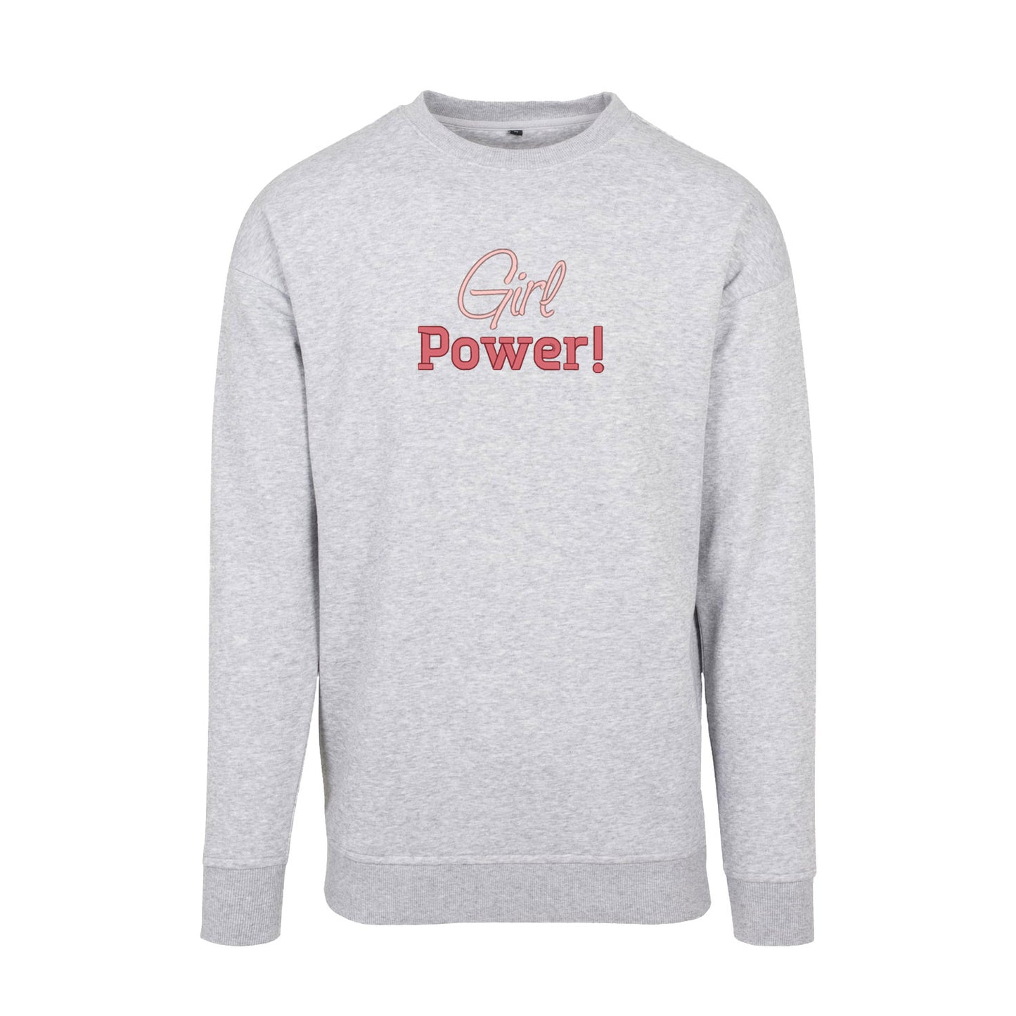 Bluza bez kaptura „Girl Power!” – Haft 3D, Siła Kobiet i Styl