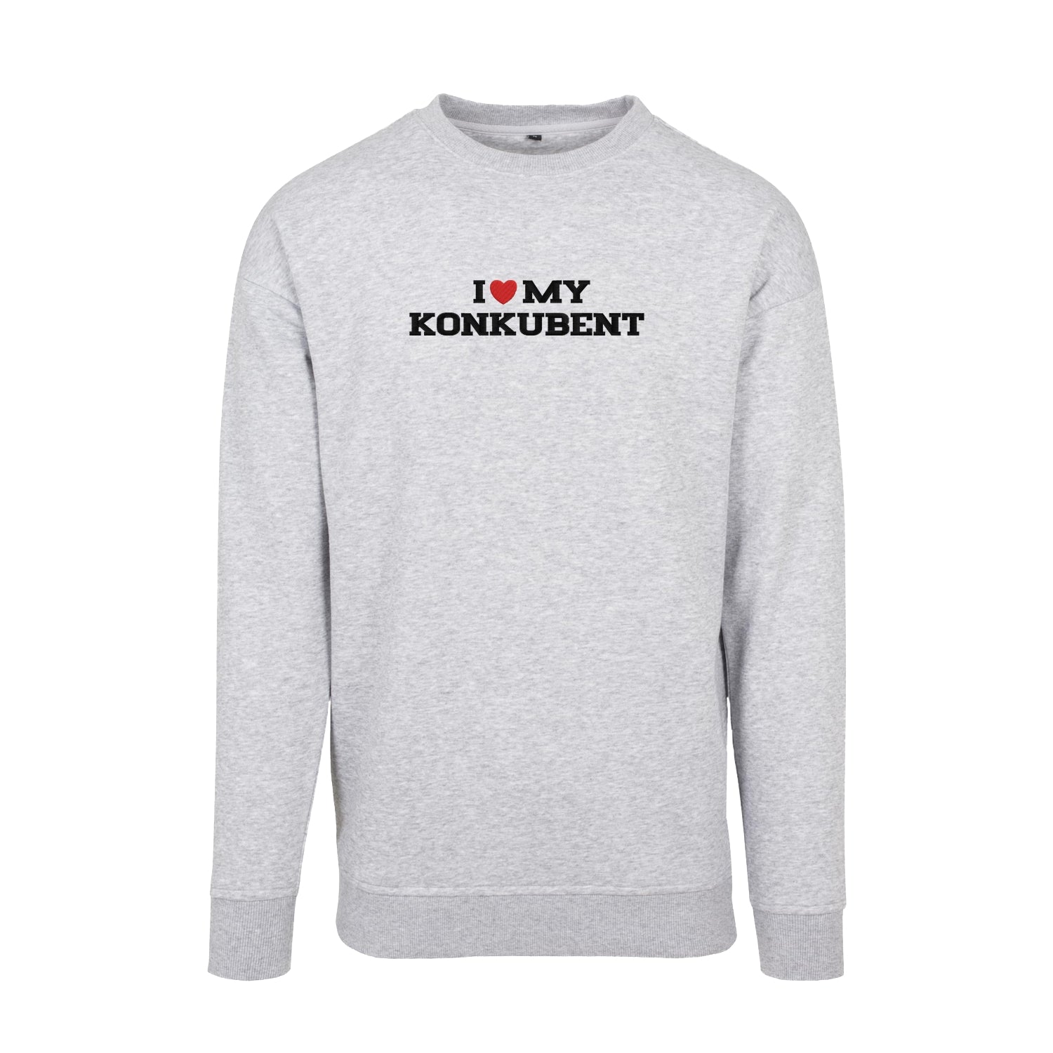 Bluza bez kaptura z haftem 