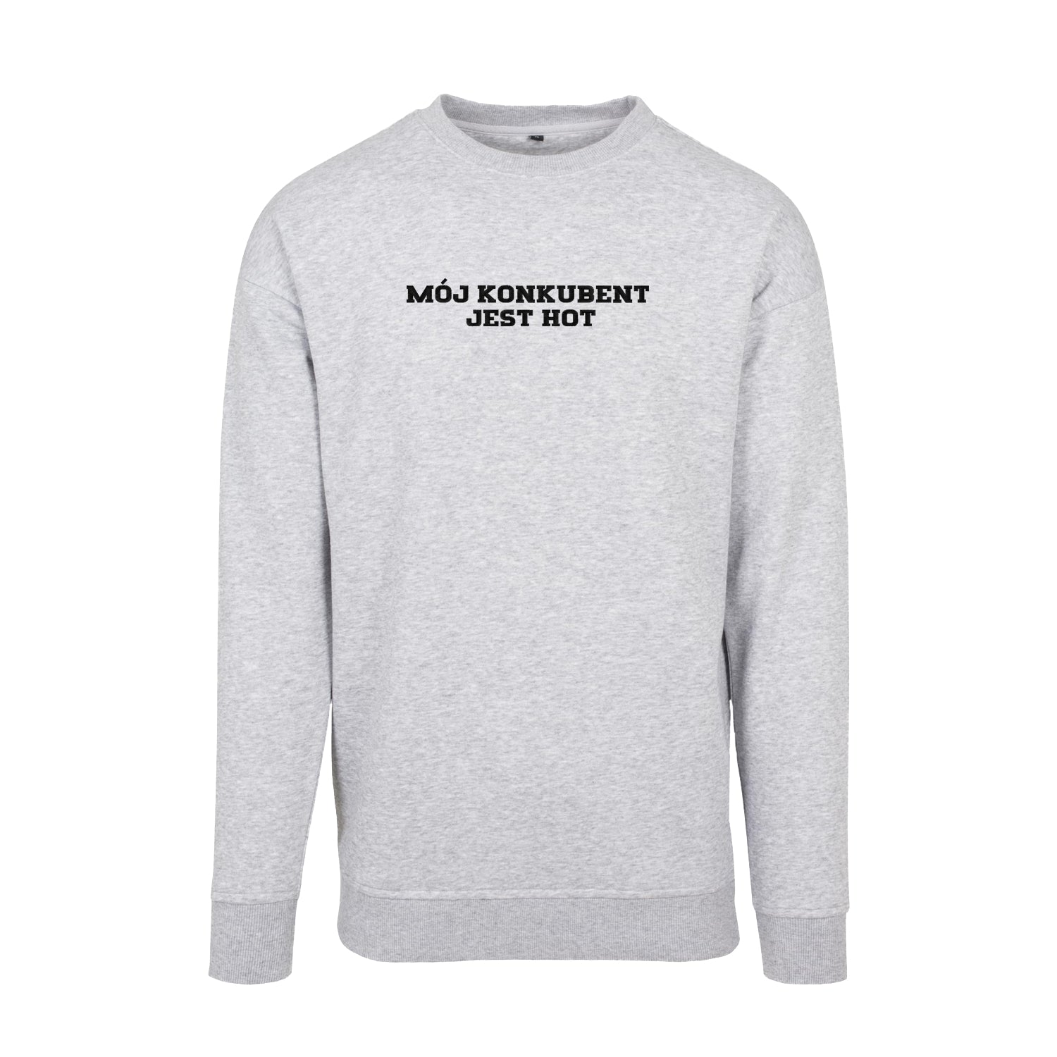 Bluza bez kaptura z haftem 