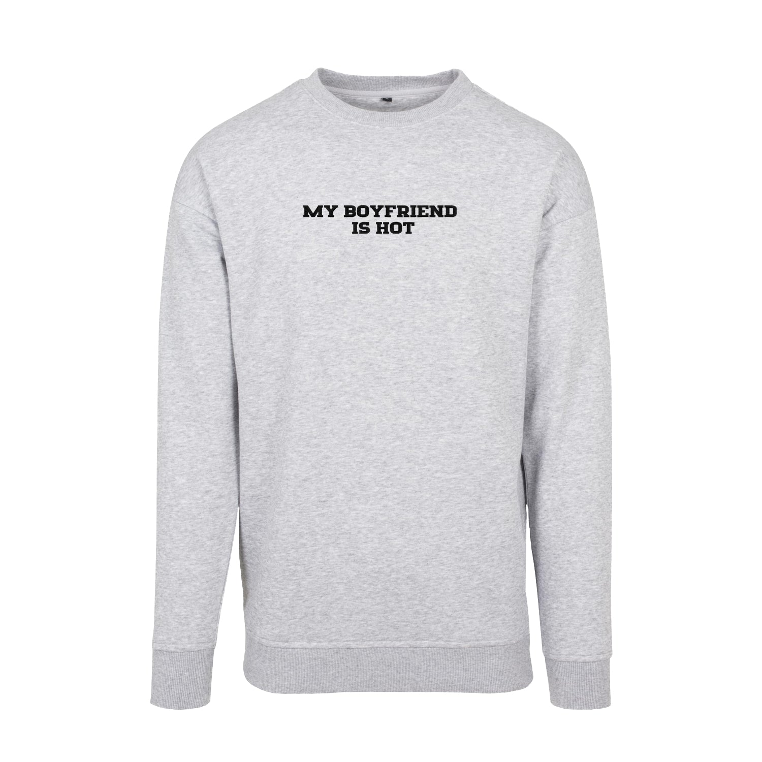 Bluza bez kaptura z haftem 