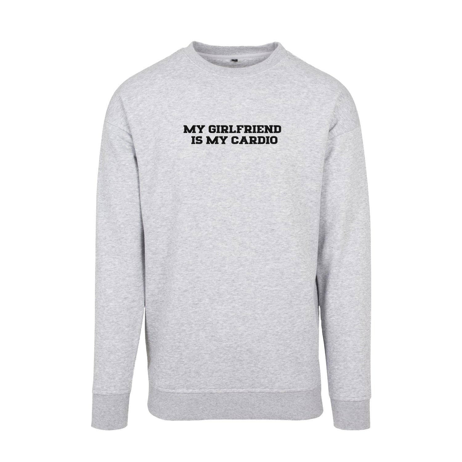 Bluza bez kaptura z haftem 