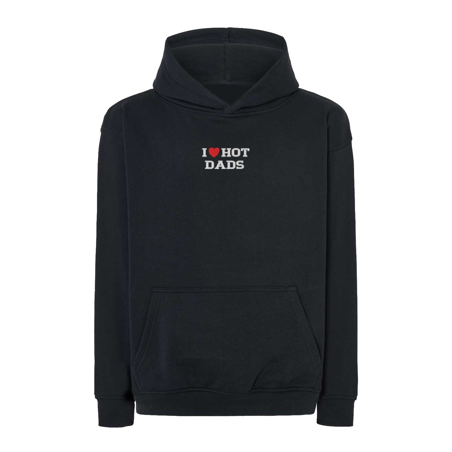 Bluza oversize z haftem "I love HOT DADS"