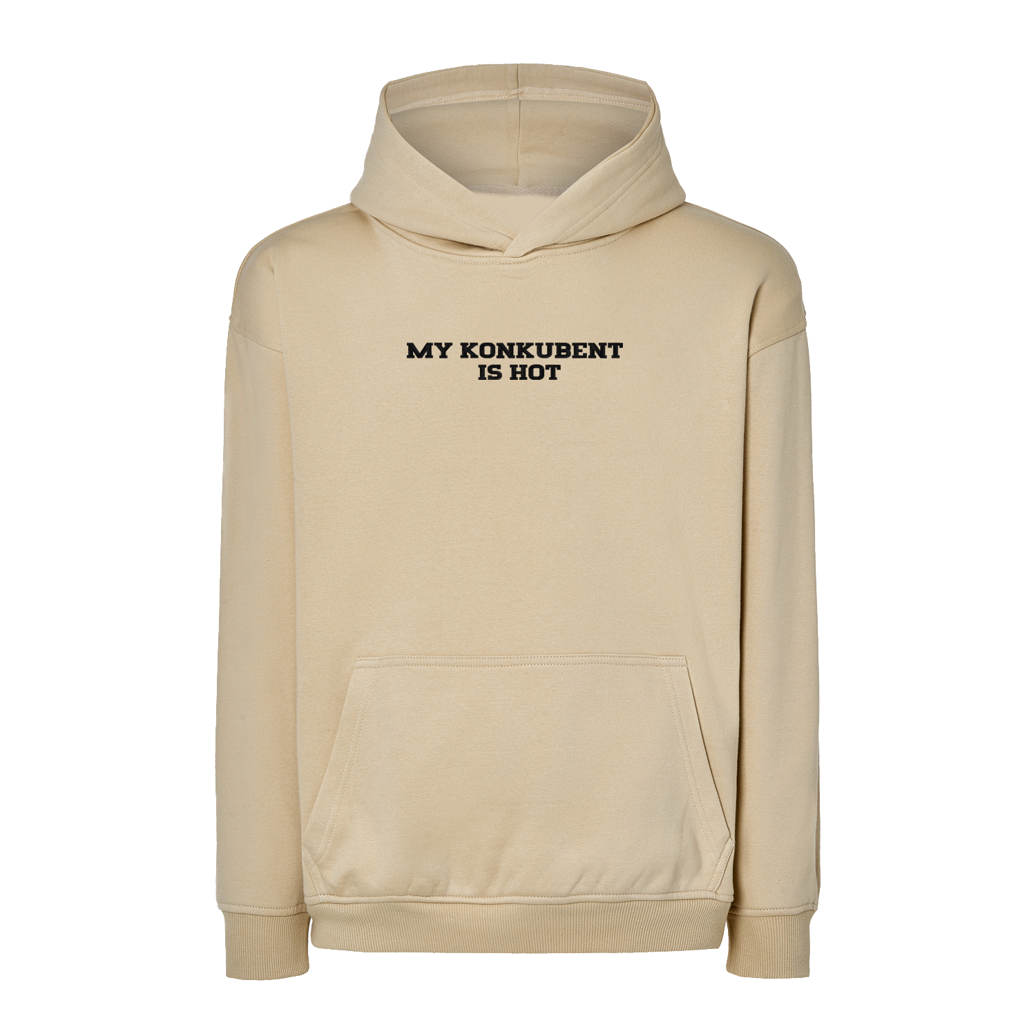 Bluza oversize z haftem "Mój Konkubent Is Hot" Haft z radości