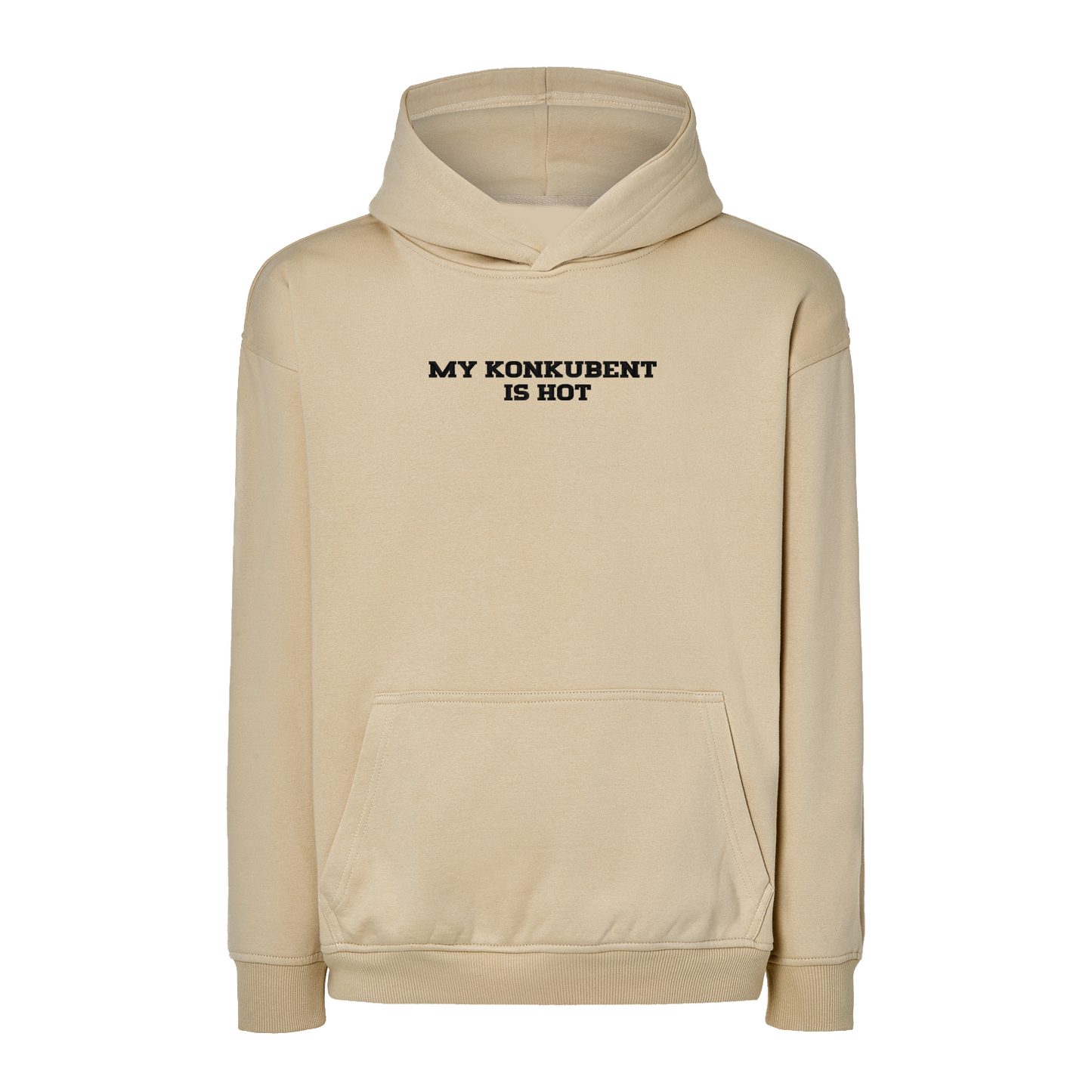 Bluza oversize z haftem "Mój Konkubent Is Hot" Haft z radości