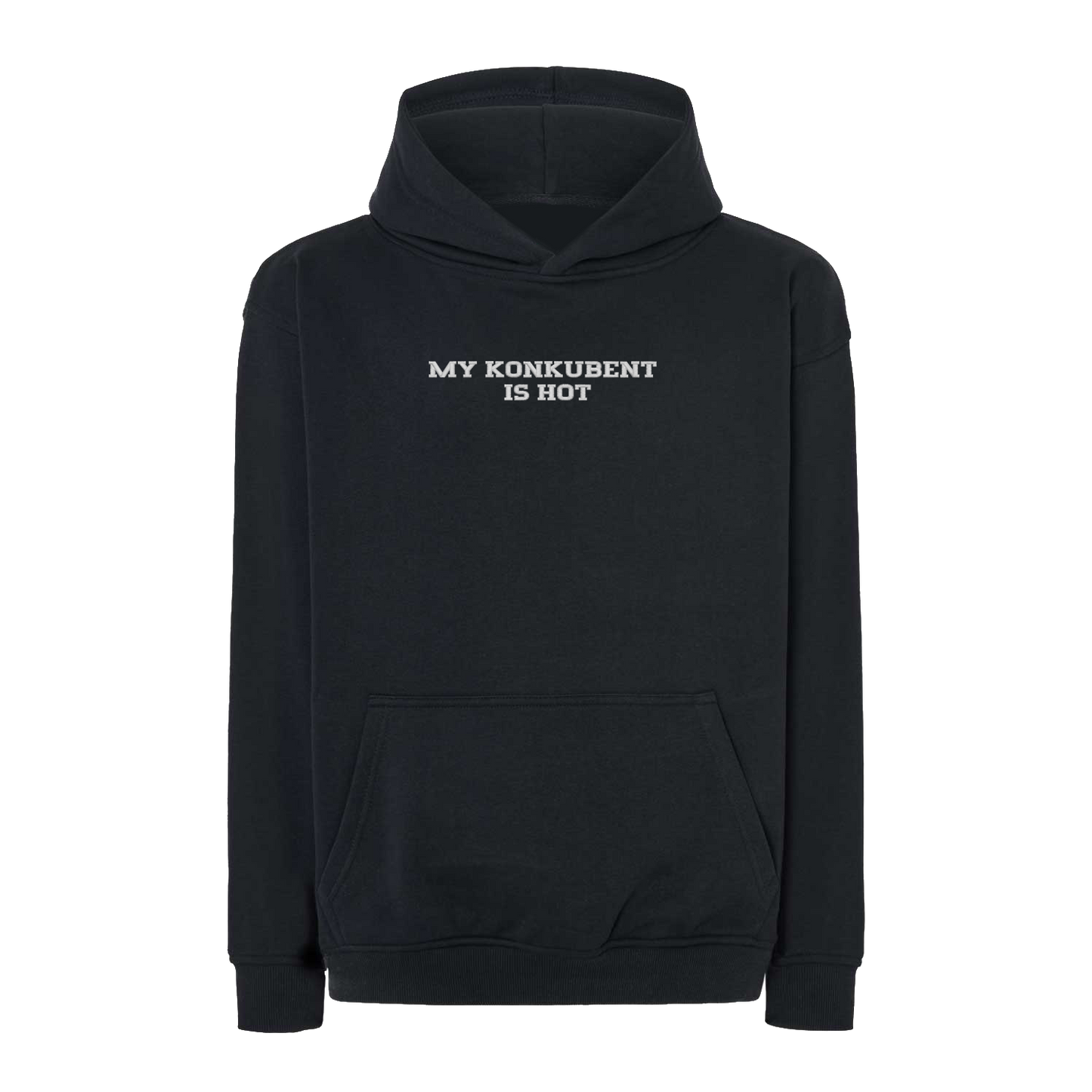 Bluza oversize z haftem "Mój Konkubent Is Hot" Haft z radości