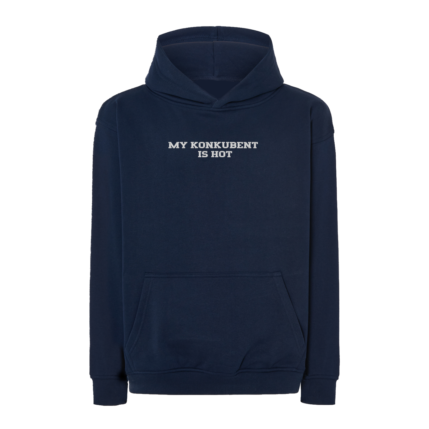 Bluza oversize z haftem "Mój Konkubent Is Hot" Haft z radości
