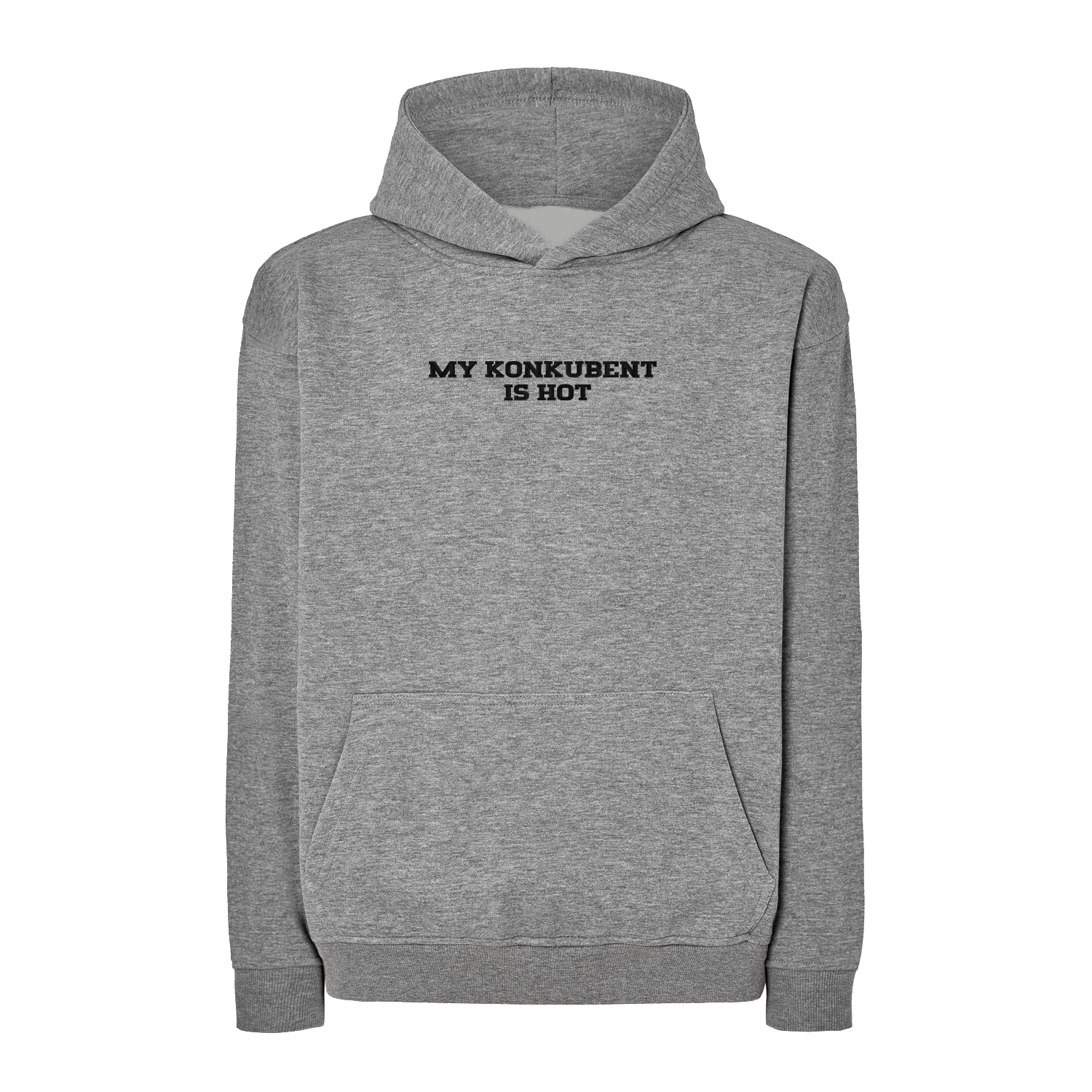 Bluza oversize z haftem "Mój Konkubent Is Hot" Haft z radości