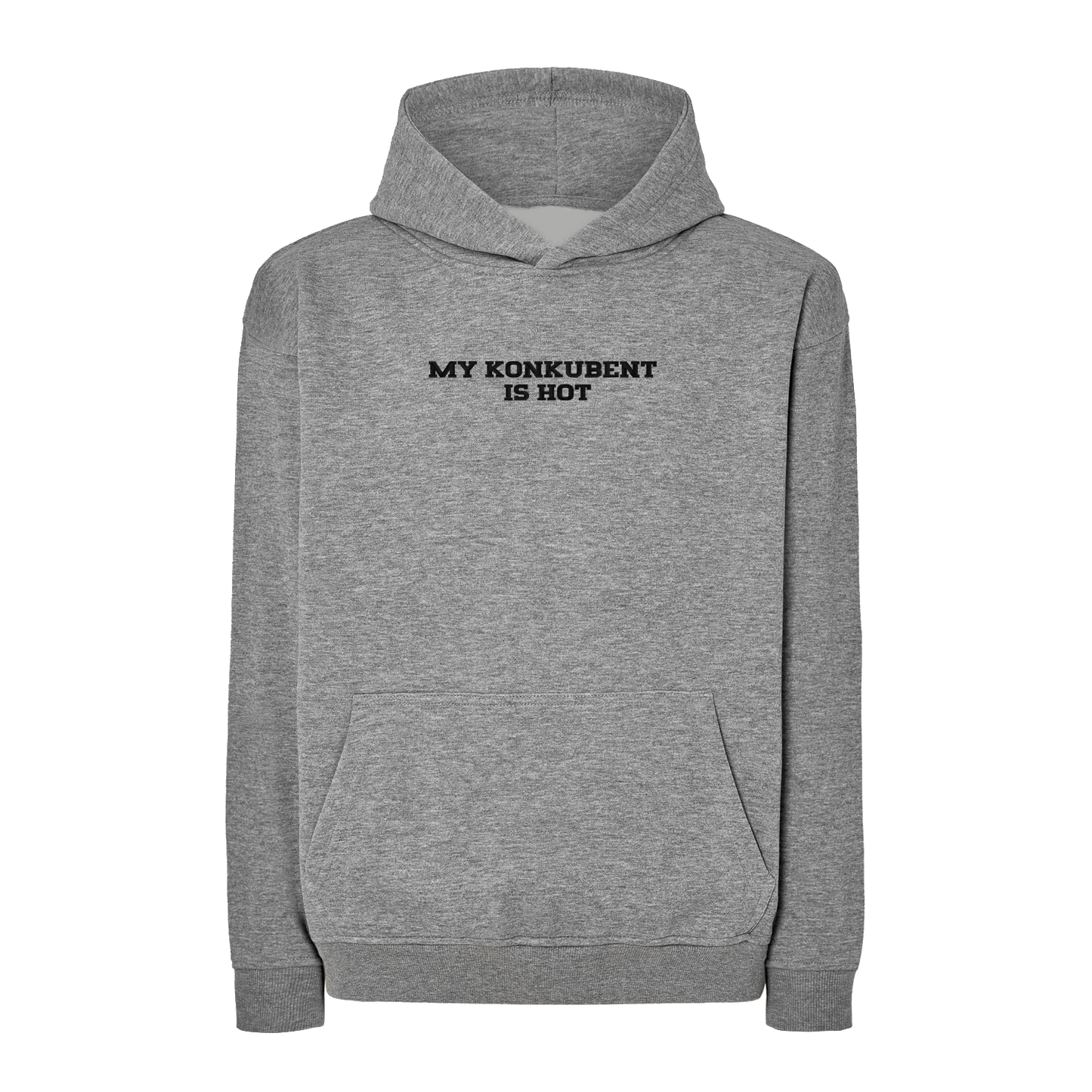 Bluza oversize z haftem "Mój Konkubent Is Hot" Haft z radości
