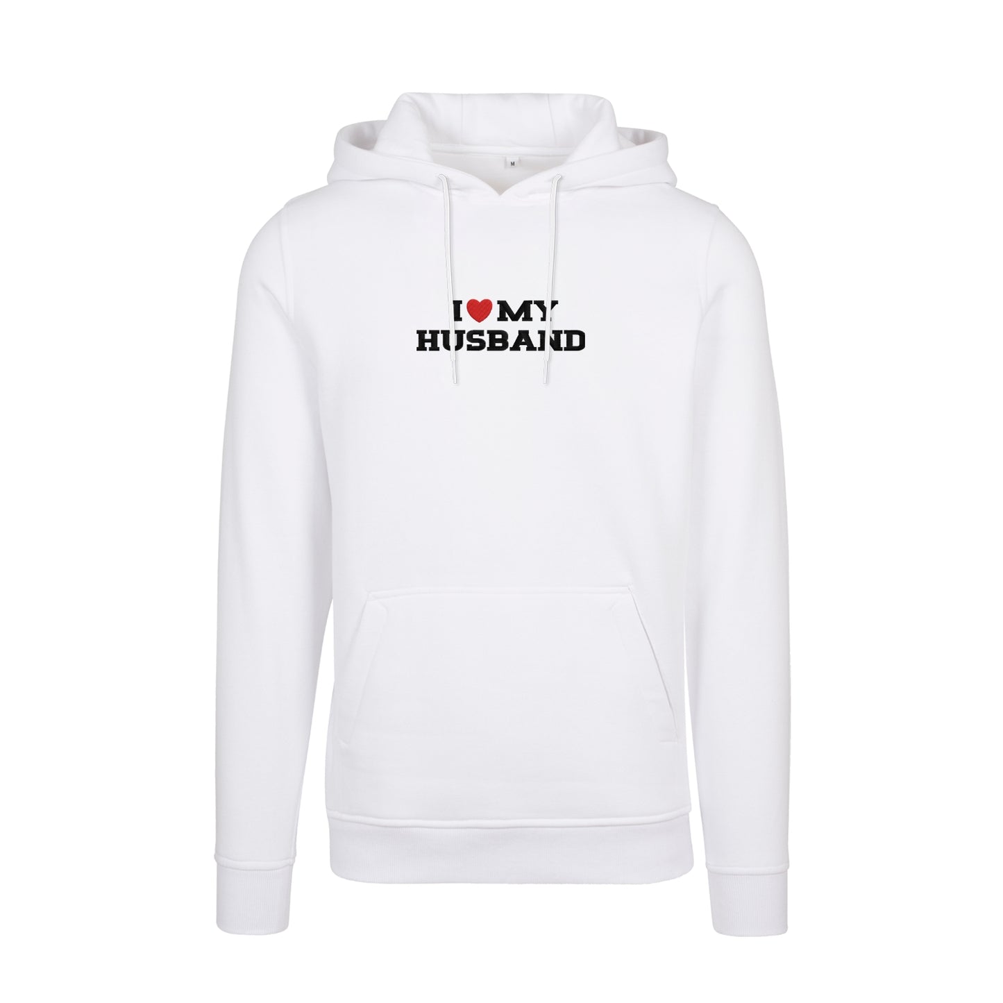 Bluza z kapturem z haftem "I love MY HUSBAND"