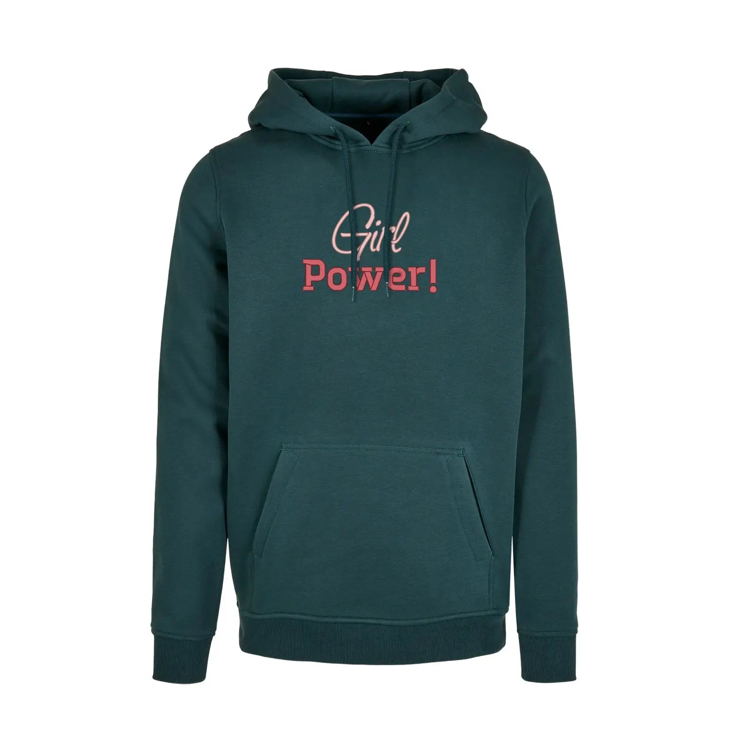 Bluza z kapturem „Girl Power!” – Haft 3D, Siła Kobiet i Styl Haft z radości