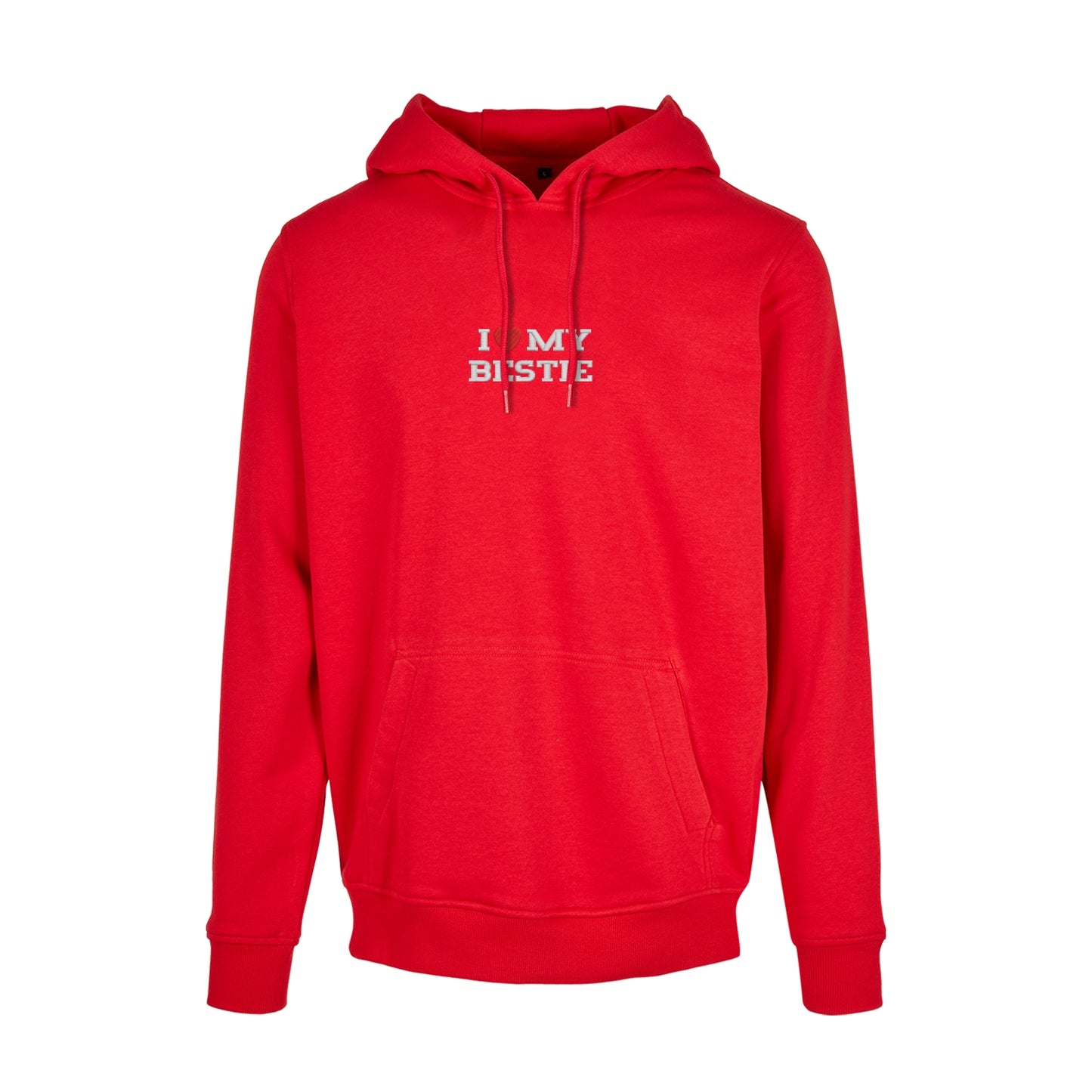 Bluza z kapturem z haftem "I love MY BESTIE"