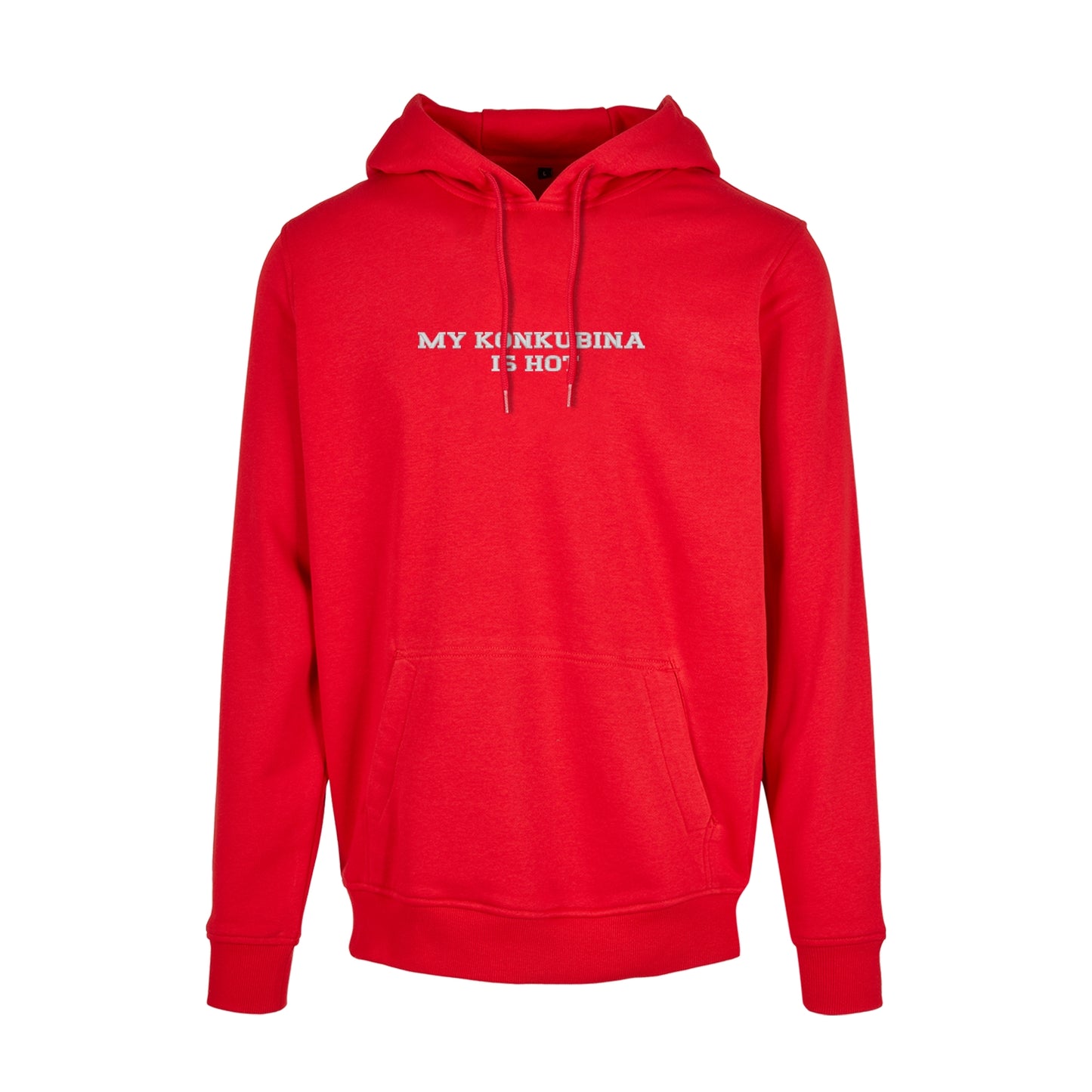 Bluza z kapturem z haftem "Moja Konkubina Is Hot"