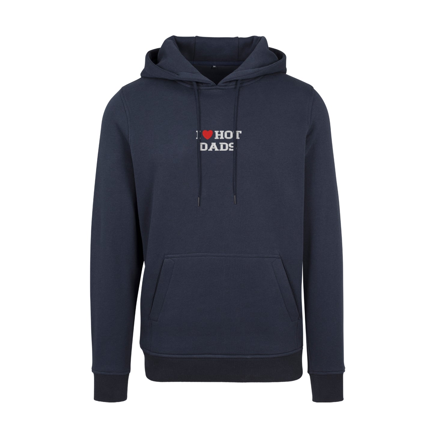 Bluza z kapturem z haftem "I love HOT DADS"