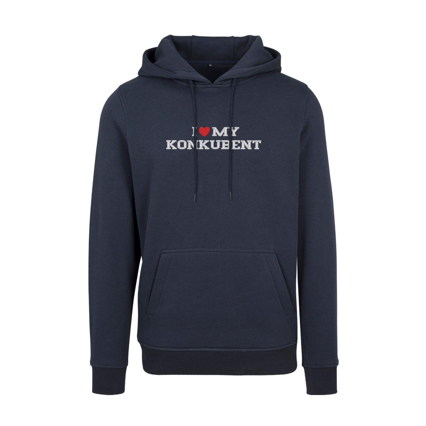 Bluza z kapturem z haftem "I LOVE MY KONKUBENT"