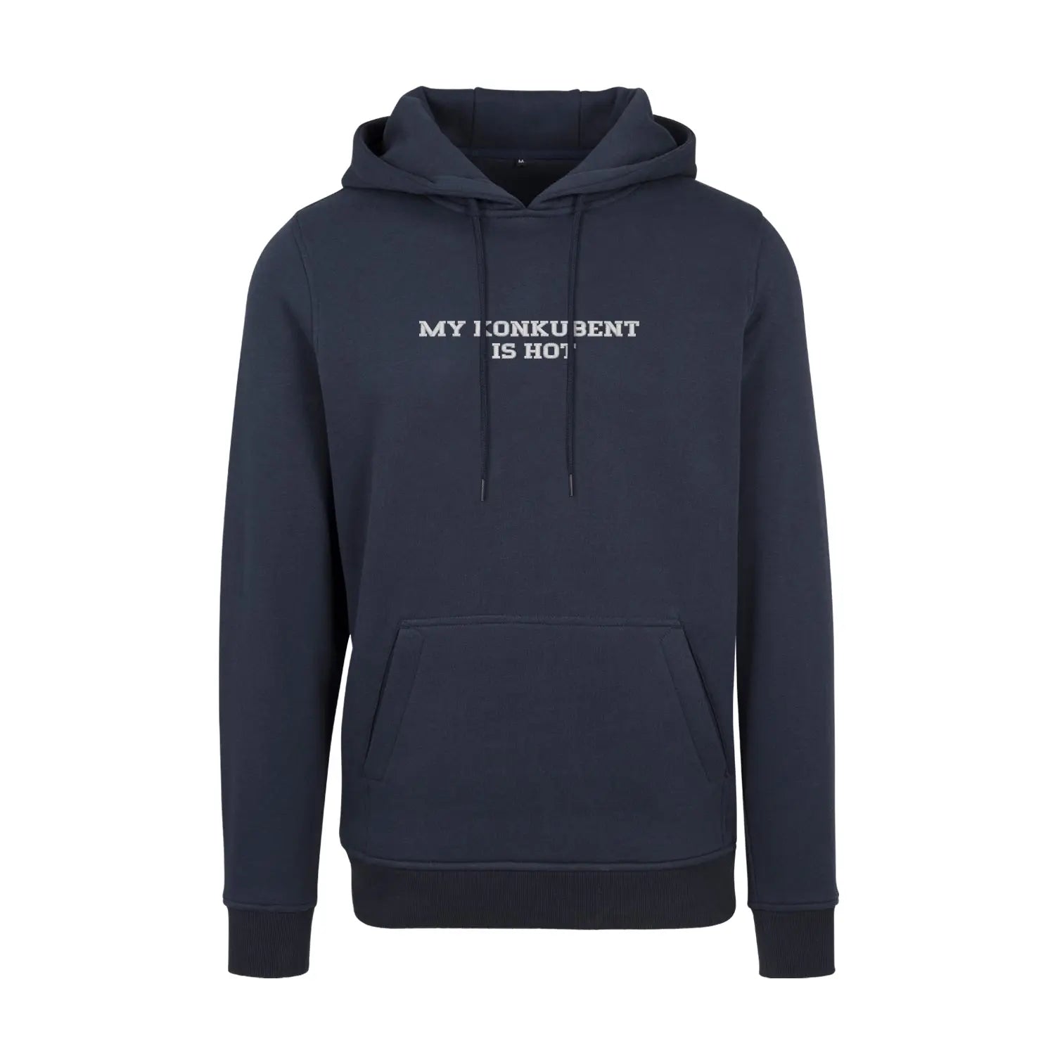 Bluza z kapturem z haftem "Mój Konkubent Is Hot" Haft z radości