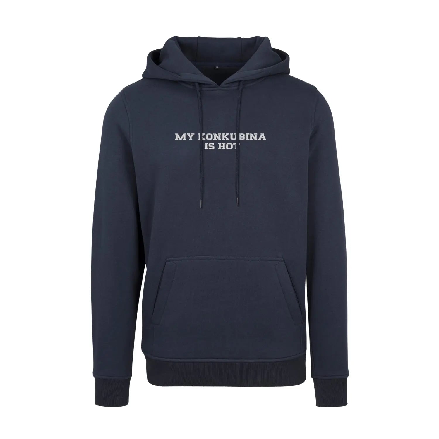 Bluza z kapturem z haftem "Moja Konkubina Is Hot" Haft z radości