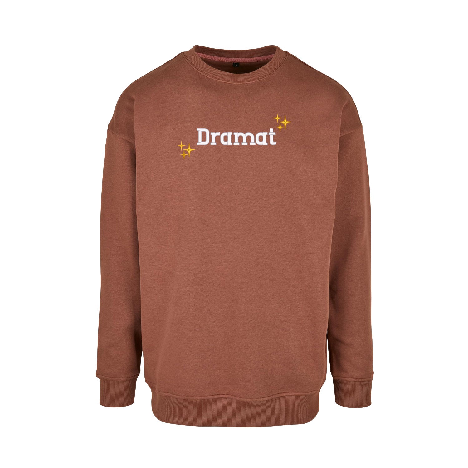 Bluza bez kaptura „Dramat” – Haft 3D, Styl i Życiowy Realizm