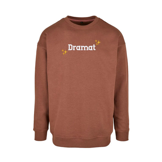 Bluza bez kaptura „Dramat” – Haft 3D, Styl i Życiowy Realizm Haft z radości