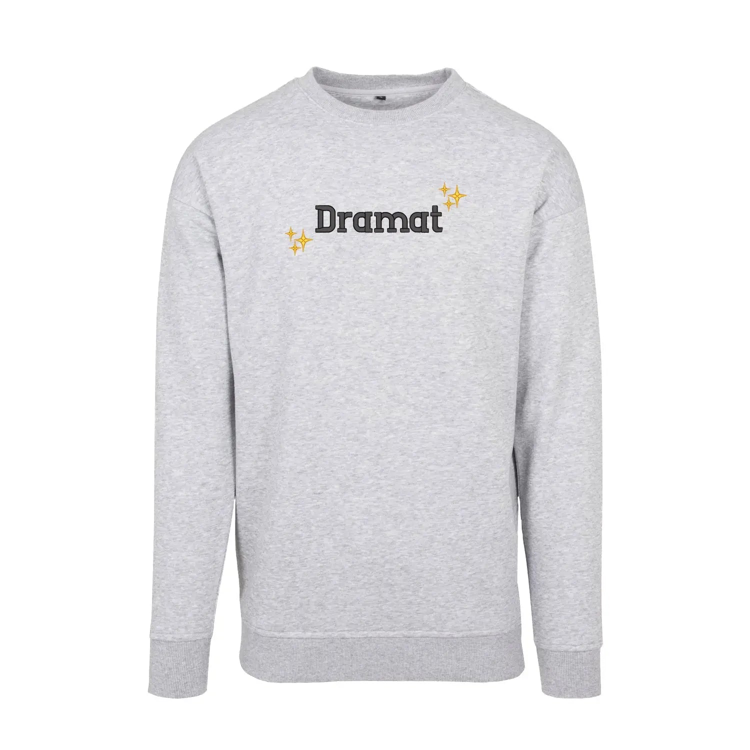 Bluza bez kaptura „Dramat” – Haft 3D, Styl i Życiowy Realizm Haft z radości
