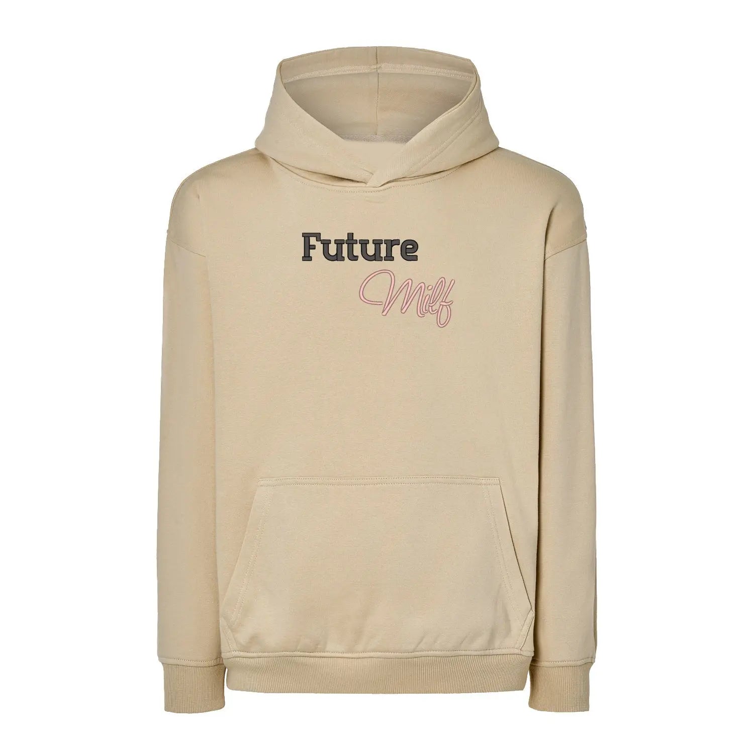 Bluza oversize „Future MILF” – Haft 3D, Styl i Pewność Siebie Haft z radości