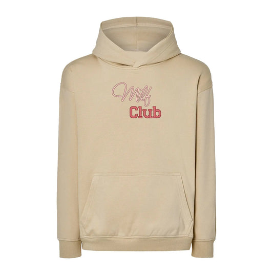 Bluza oversize „Milf Club” – Haft 3D, Styl i Pewność Siebie Haft z radości