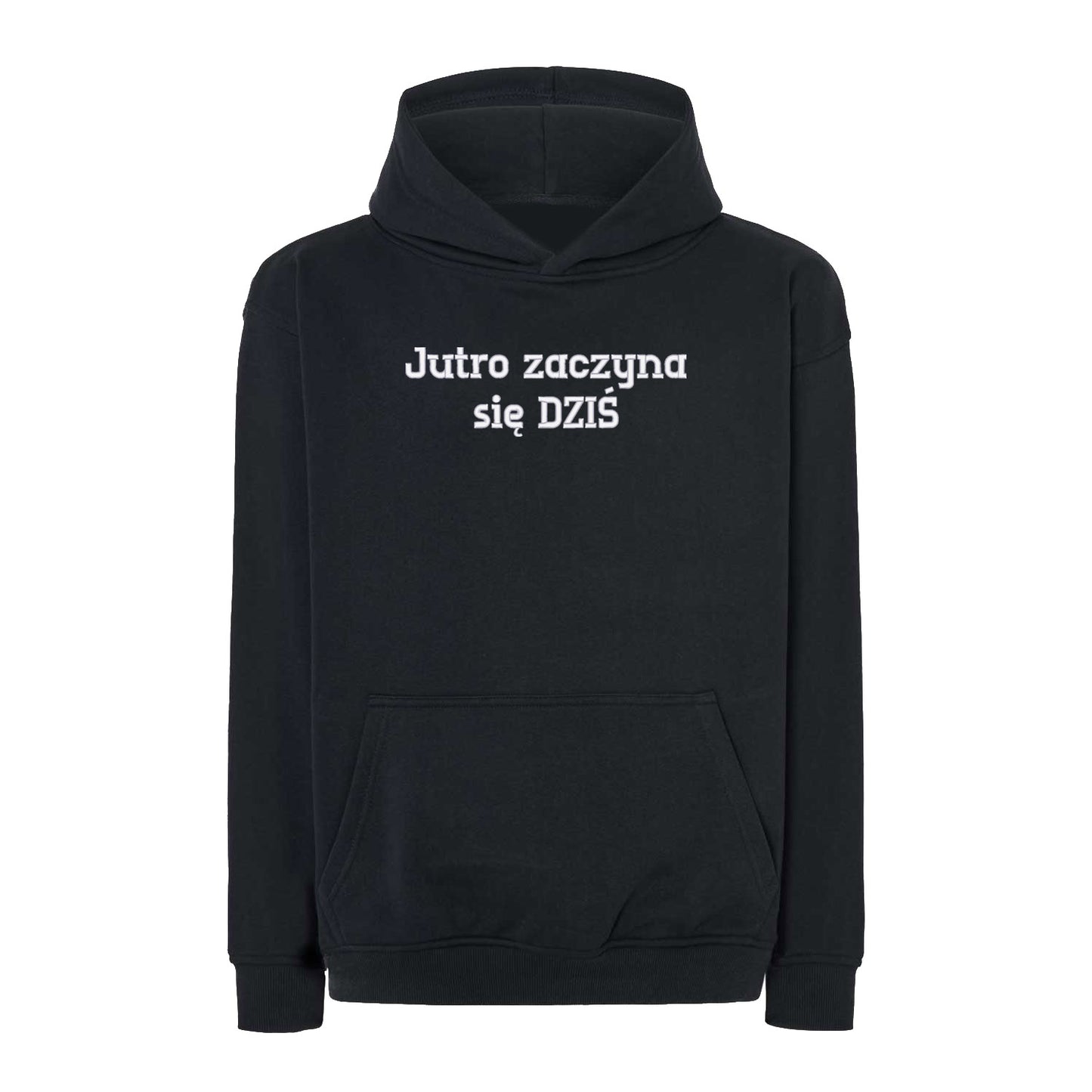 Bluza oversize „Jutro zaczyna się DZIŚ” – Haft 3D, Motywacja i Styl