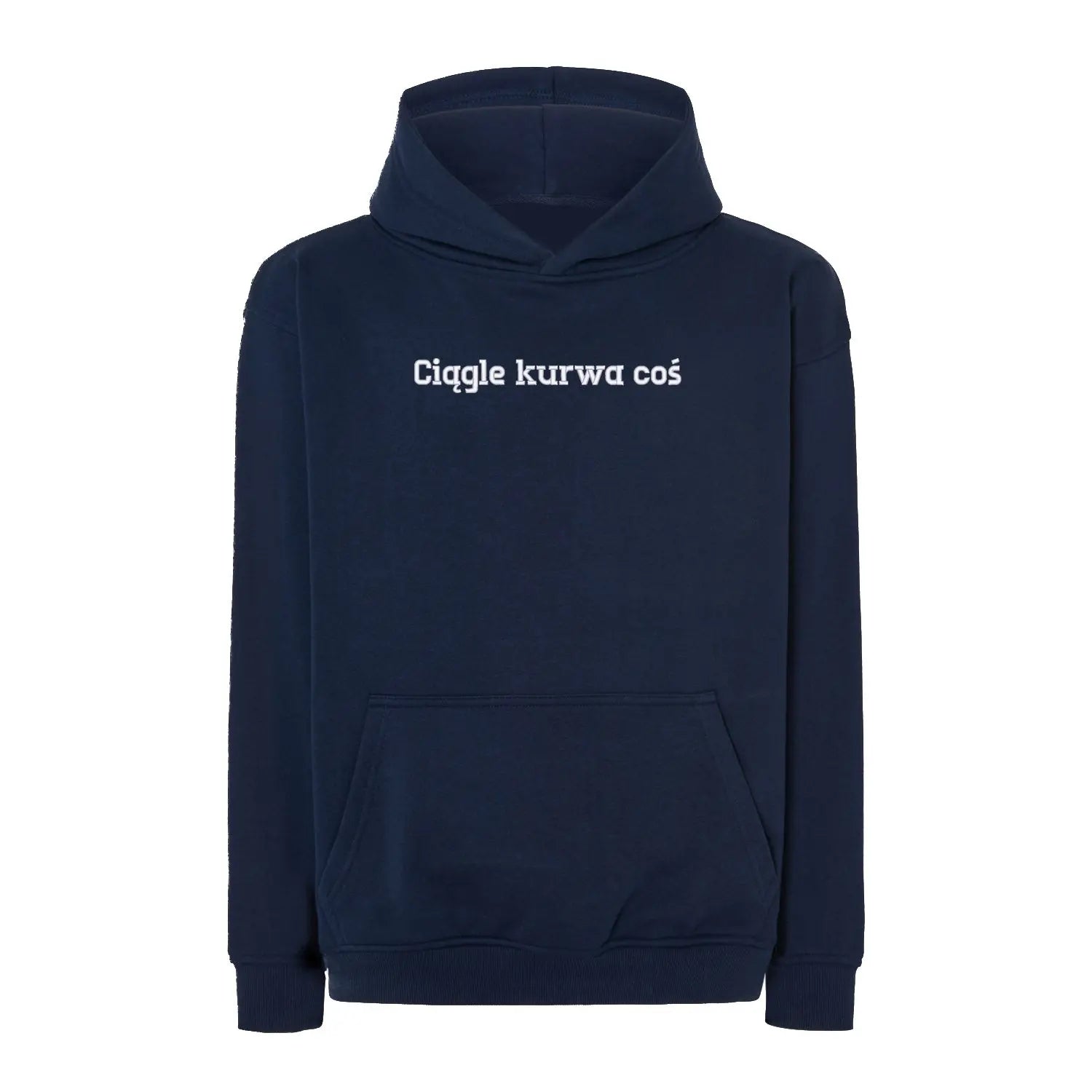 Bluza oversize „Ciągle ku*wa coś” BEZ CENZURY– Haft 3D, Styl i Życiowy Realizm Haft z radości