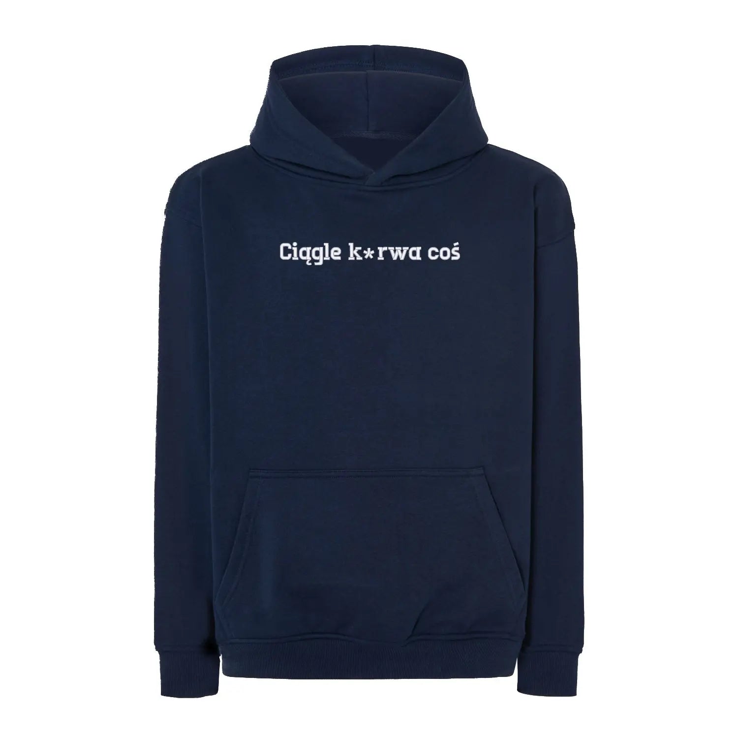 Bluza oversize „Ciągle k*rwa coś”– Haft 3D, Styl i Życiowy Realizm Haft z radości