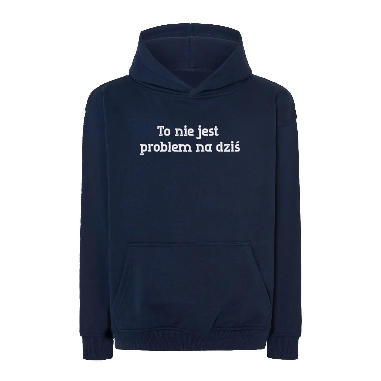 Bluza oversize „To nie jest problem na dziś” – Haft 3D, Wysoka Jakość Haft z radości