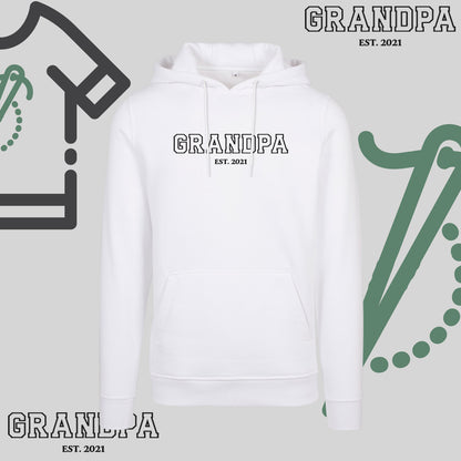 Bluza z kapturem "GRANDPA" KONTUR+est idealny prezent na dzień Dziadka