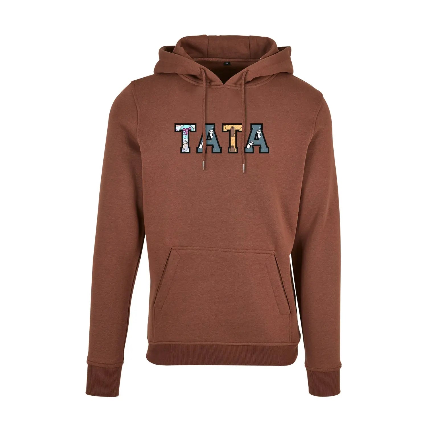 Bluza z kapturem "TATA" Patchwork idealny prezent na dzień Taty Haft z radości