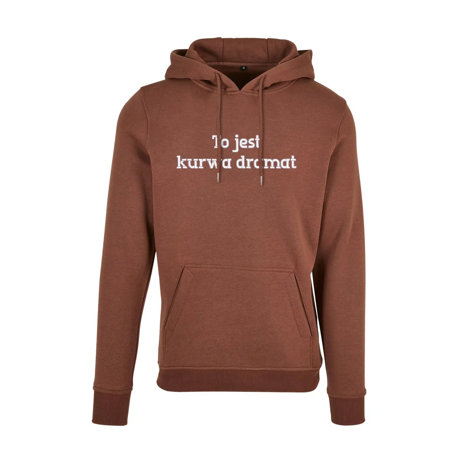 Bluza z kapturem „To jest k***a dramat” BEZ CENZURY – Haft 3D, Wyrazisty Styl Haft z radości