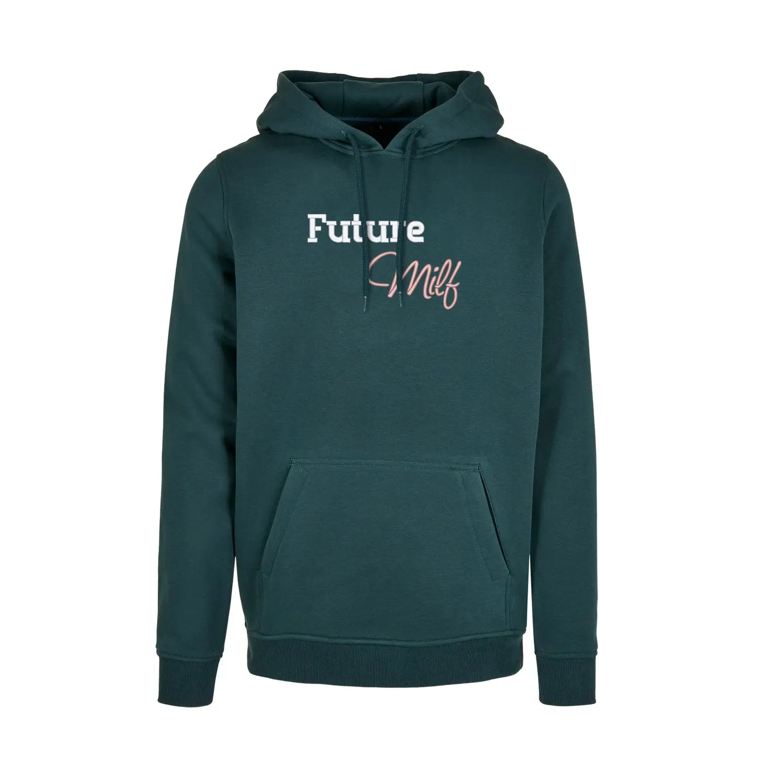 Bluza z kapturem „Future MILF” – Haft 3D, Styl i Pewność Siebie Haft z radości